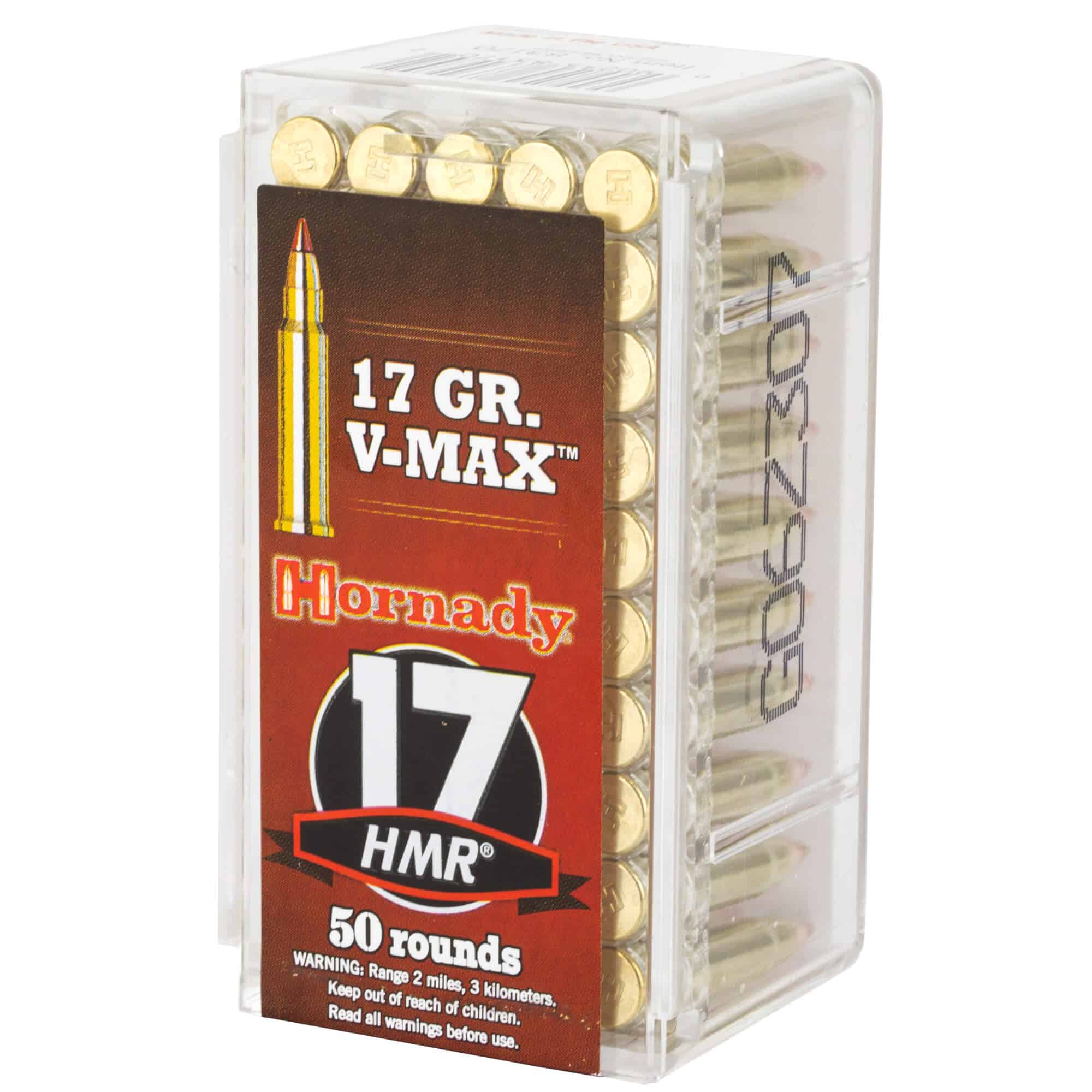 Hornady 17 HMR 17 gr V-MAX Varmint Express Rimfire - Saint Barbs Bullets