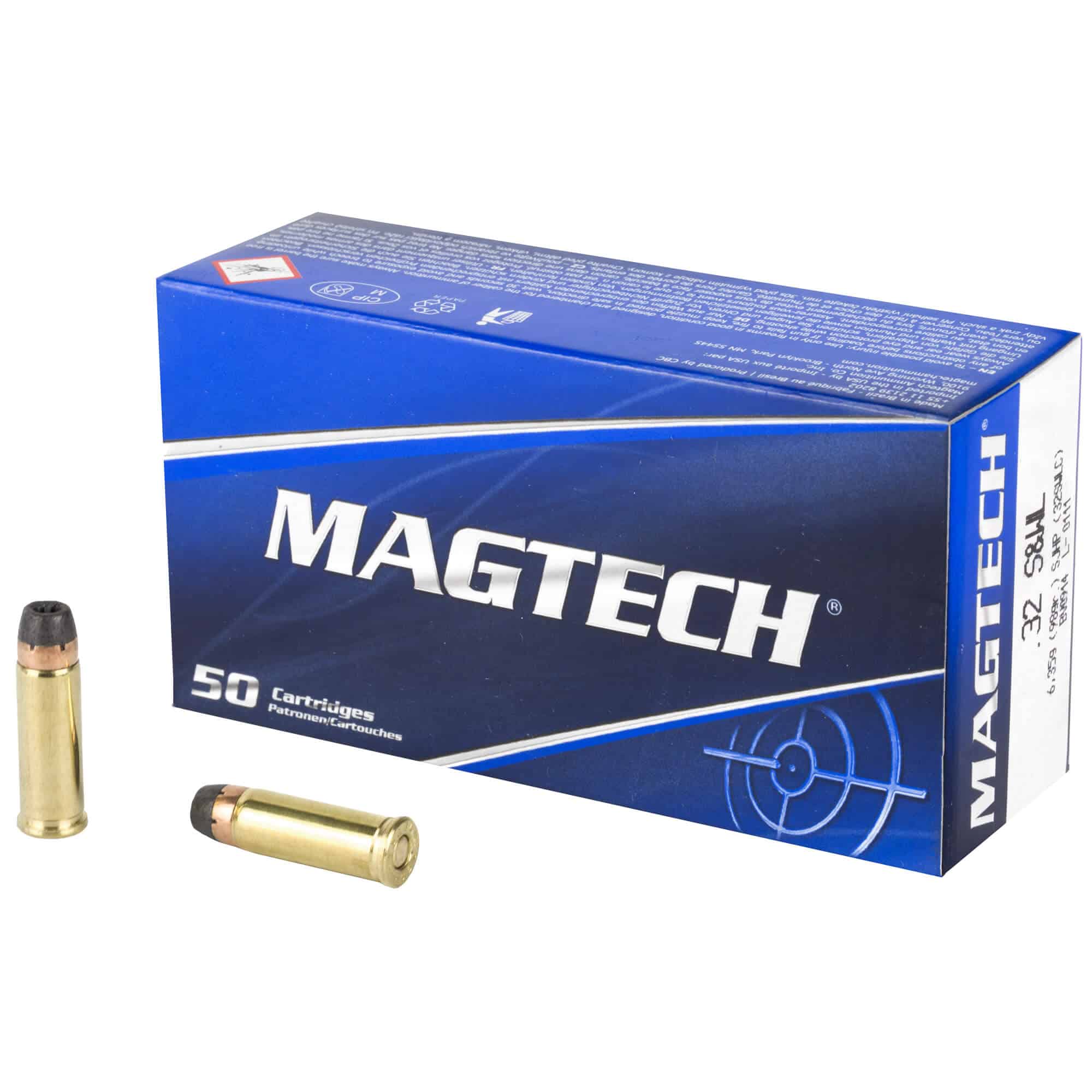 Magtech 32 S&W Long 98gr SJHP (50 Rounds) – Saint Barbs Bullets