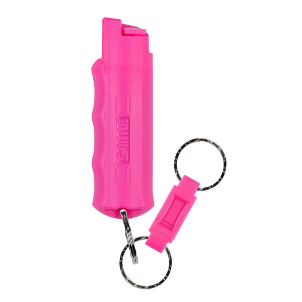 SABRE Campus Safety Pepper Gel with Quick Release Key Ring (Pink)