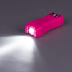 SABRE Stun Gun Plus Flashlight with Belt Holster (Pink)