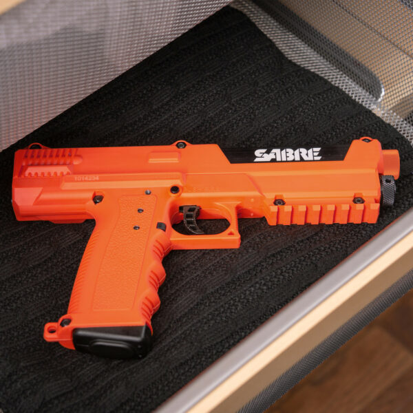 SABRE SL7 Pepper Spray Launcher Home Security Defense Kit (Orange)