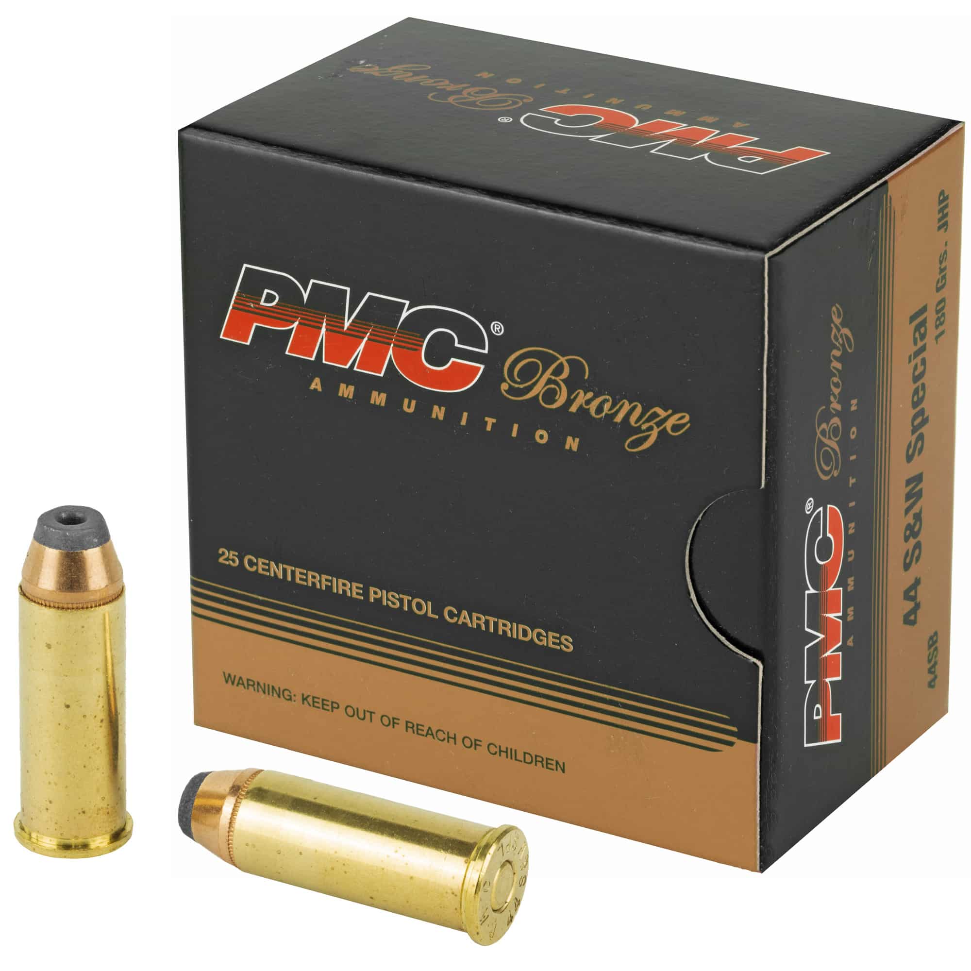 PMC Bronze .44 S&W 180gr JHP (25 Rounds) – Saint Barbs Bullets