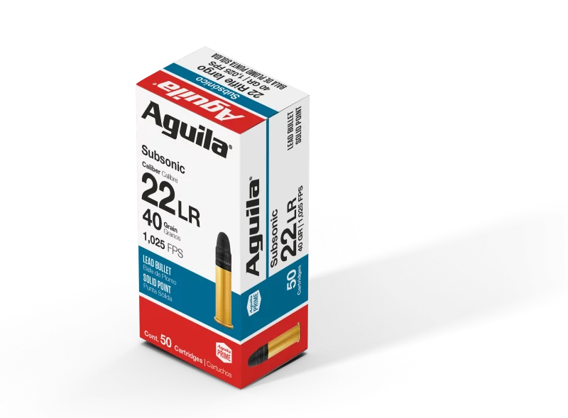 Aguila 22lr Subsonic 40gr (50 Rounds)