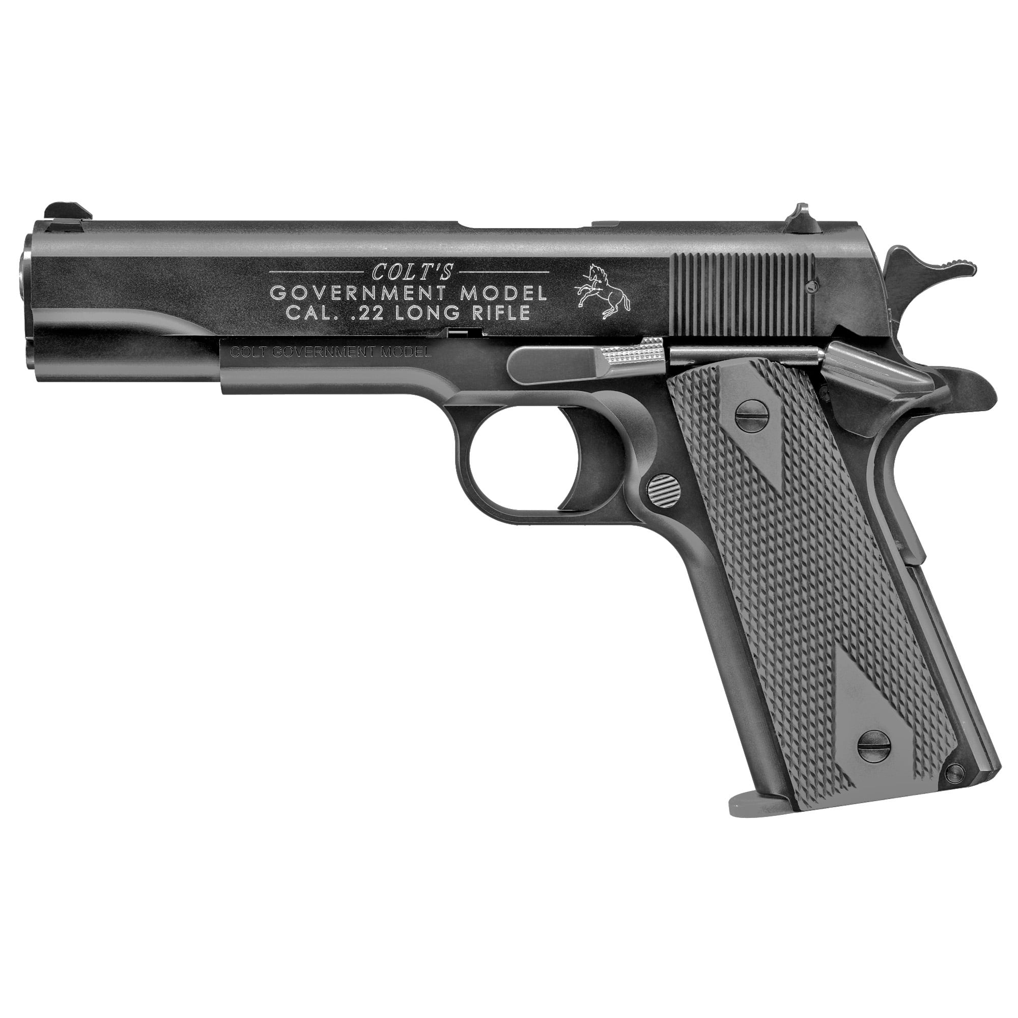 SHIPS FREE - Walther Colt Gov 1911 A1 in .22 LR - 12 Round Mags / Black-img-0
