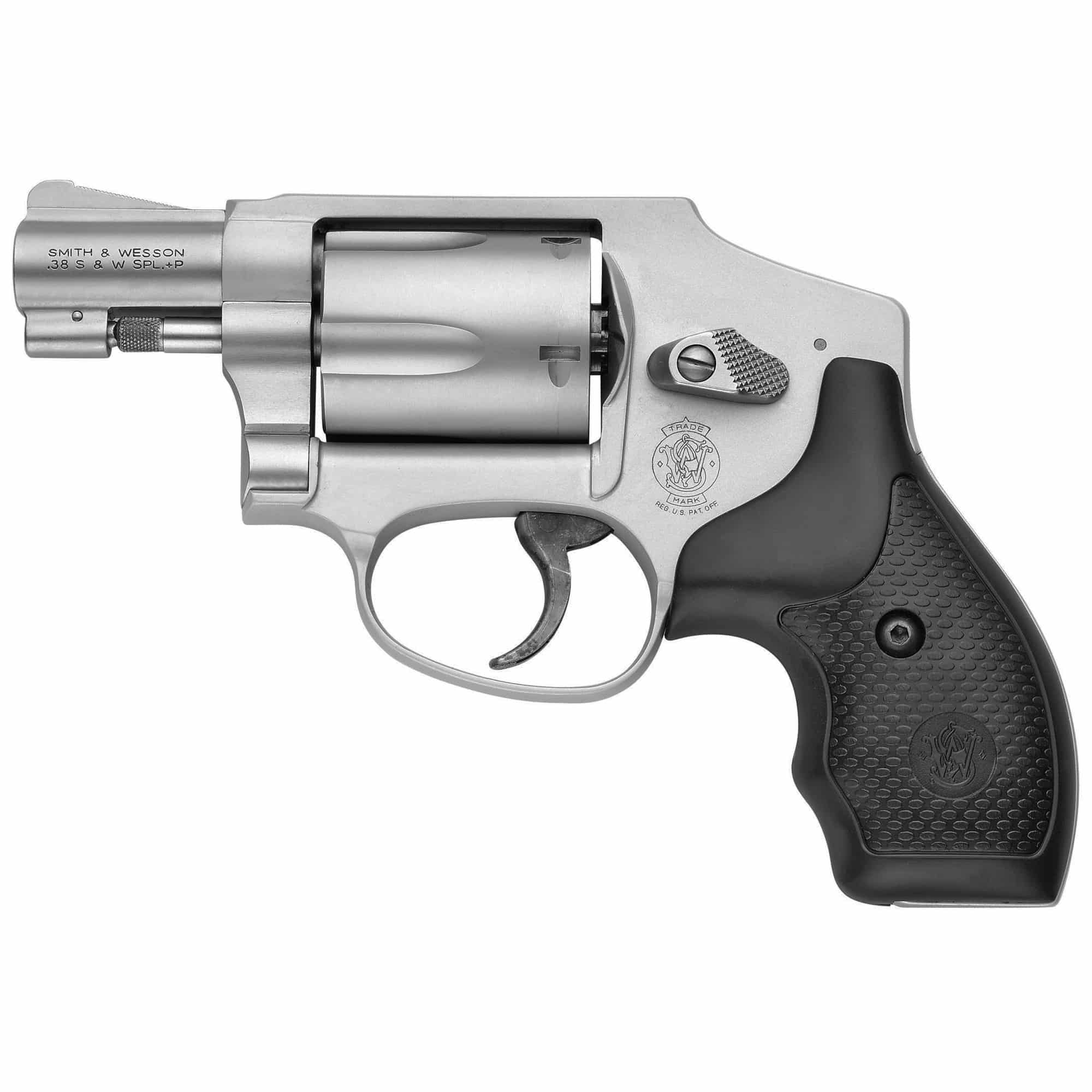 Smith & Wesson Model 642 with No Internal Lock - 5 Rounds / Black + Silver-img-0