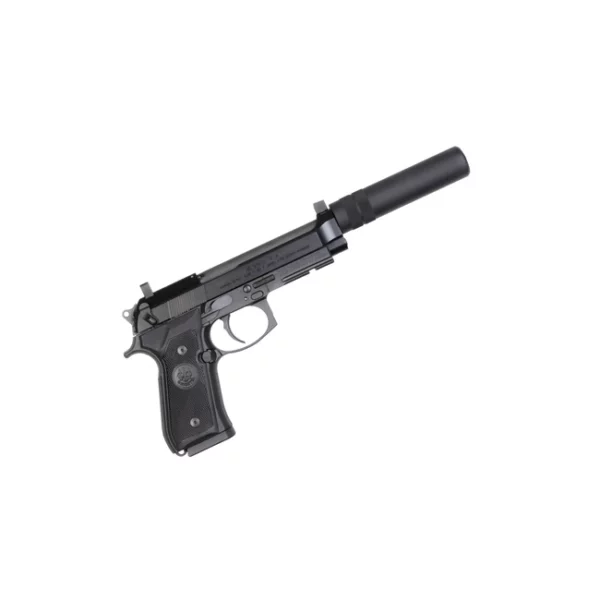 Beretta 92 FSR .22 LR Full-Size Pistol with Suppression Ready Kit (1 x 15 Round Magazine – Black)