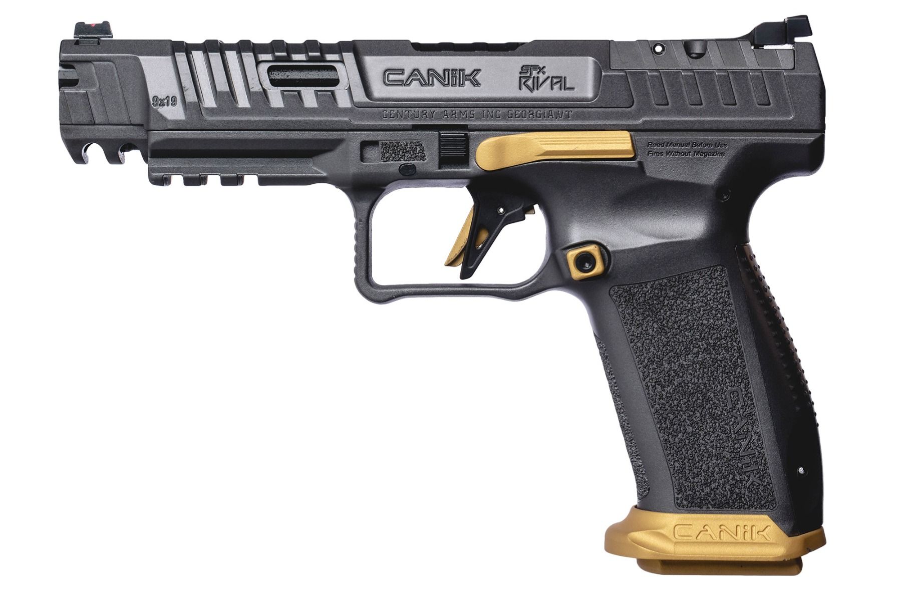 CANIK SFx Rival 9mm Full-Size Pistol with MECANIK MO2 Reflex Sight – 18 ...