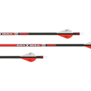 Carbon Express Arrow Maxima – Red 350 W/2″ Blazer Vane 6pk