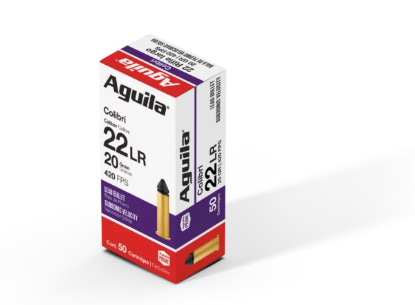 Aguila .22 LR Colibri 20 Grain Lead Round Nose (1000 Rounds)