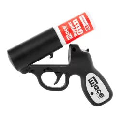 Mace® Brand Pepper Spray Pepper Gun W/Strobe LED Matte Black 28G