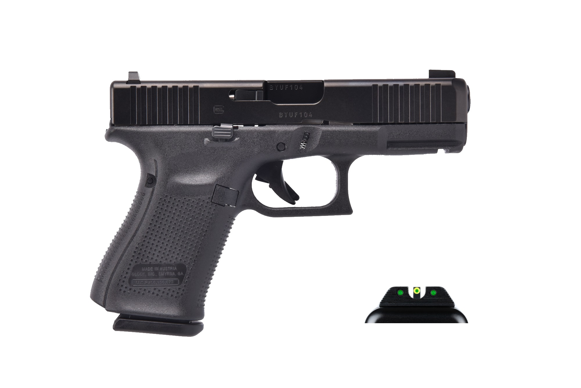 GLOCK G19 Gen5 with Ameriglo Agent Sights - 15 Round Mags-img-0