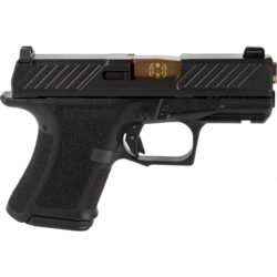 Shadow Systems CR920 Combat Subcompact 9mm Pistol (1 x 10, 1 x 13 Round Magazines – Black / Bronze)