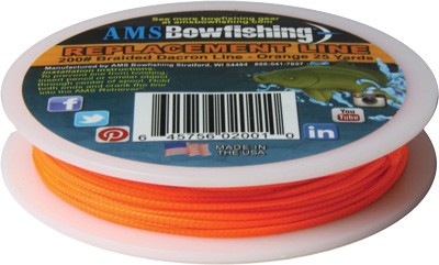 AMS Bowfishing 25 Yard Line, Orange