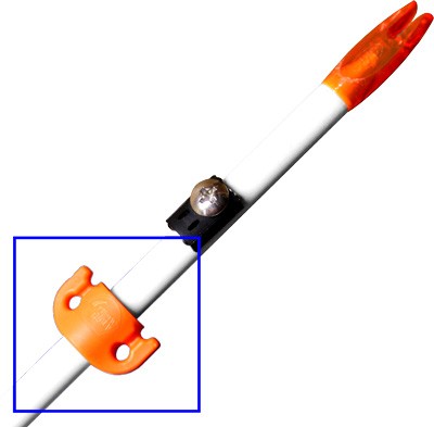 AMS Bowfishing Everglide 5/16″ – Safety Slide Kit 2pk Orange – Saint Barbs  Bullets