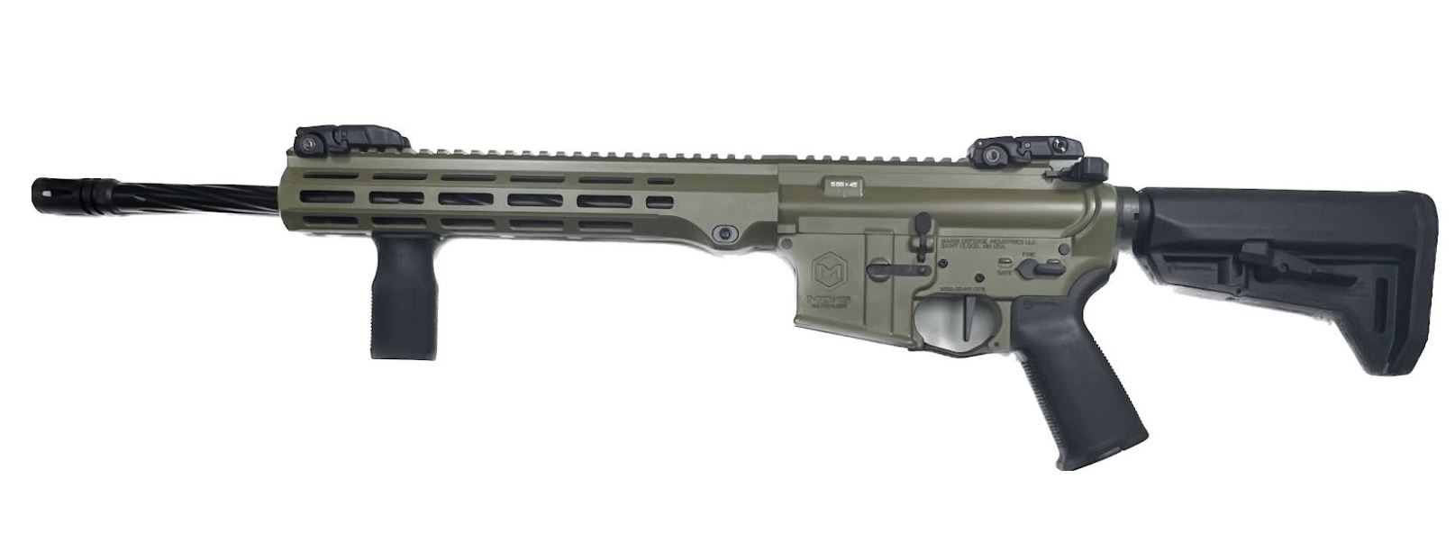 Maxim Defense MD15L AR Rifle – Bazooka Green | 5.56 NATO | 16″ Spiral ...