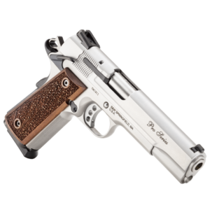 Smith & Wesson Performance Center SW1911 Pro Series Brown Grip (10 Round Mags - Stainless Steel / Brown)