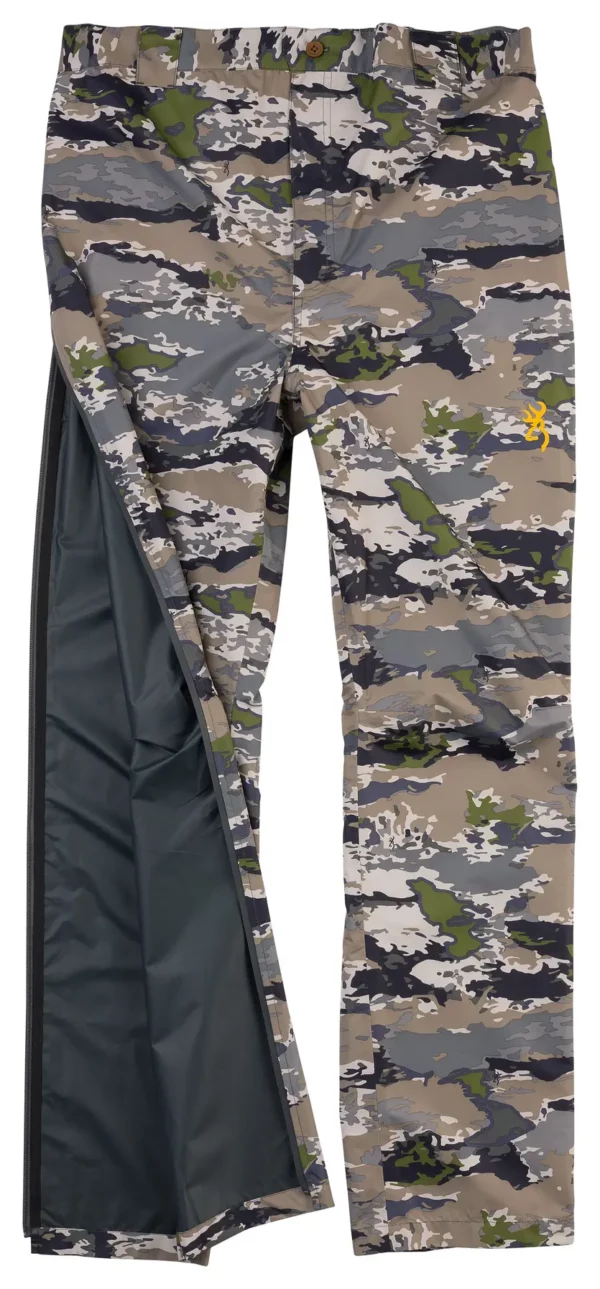 Browning Kanawha Rain Pant Large - Ovix W/leg To Waist Zippers