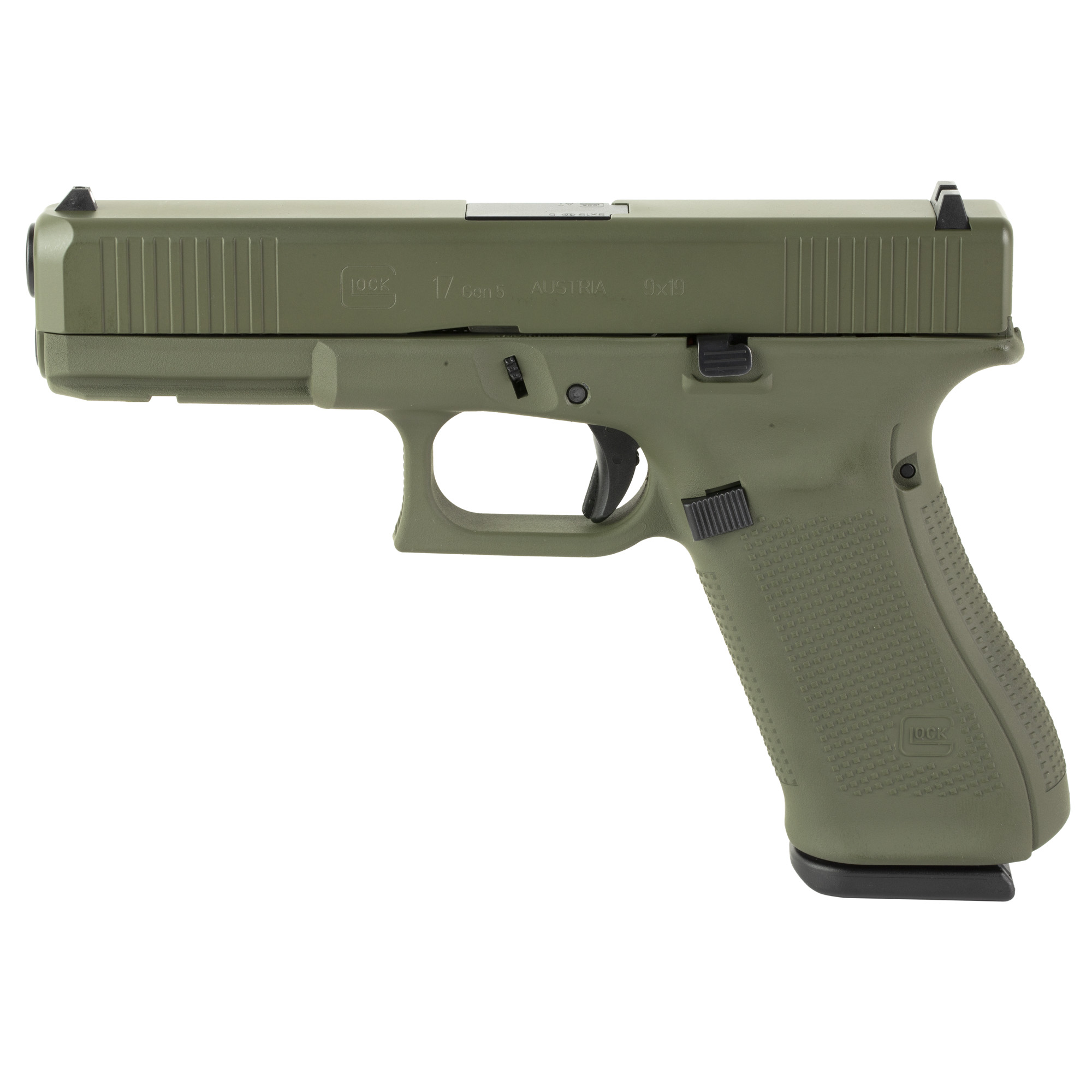 SHIPS FREE - GLOCK G17 Gen5 - 17 Round Mags / OD Green-img-0