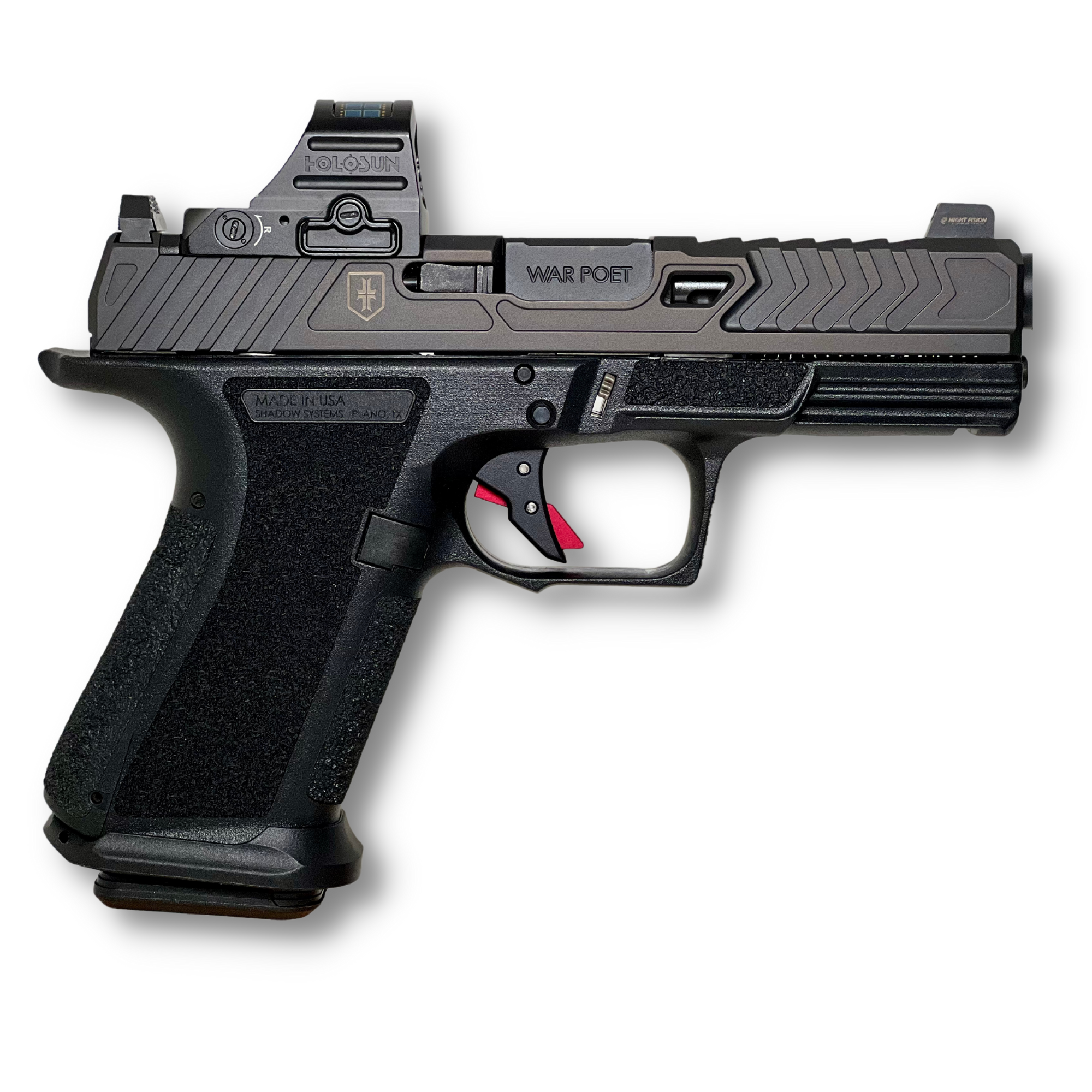 Shadow Systems MR920 War Poet 9mm with Holosun 507C Red Dot – Black ...